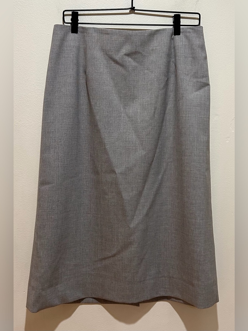 Pendleton Savvy Stretch Wool Grey Long Midi 98% Wool Skirt - Women’s Size 10